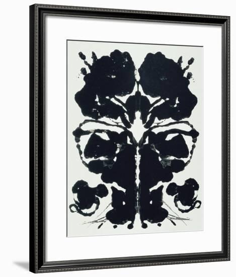 Rorschach-Andy Warhol-Framed Giclee Print