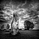 Standing Stones in Countryside-Rory Garforth-Framed Photographic Print