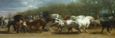 Spanish Muleteers Crossing the Pyrenees, 1857-Rosa Bonheur-Giclee Print