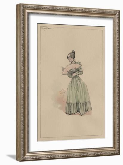 Rosa Dartle, C.1920s-Joseph Clayton Clarke-Framed Giclee Print
