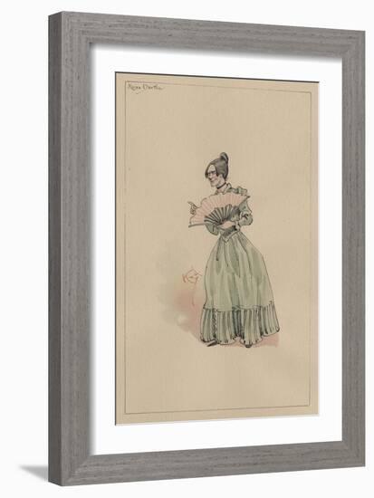 Rosa Dartle, C.1920s-Joseph Clayton Clarke-Framed Giclee Print