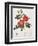 Rosa Eglanteria-Pierre-Joseph Redouté-Framed Giclee Print