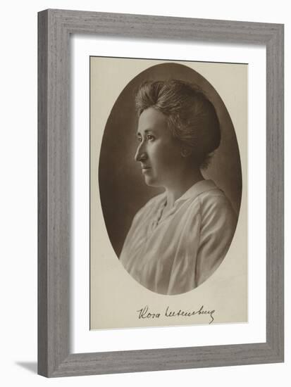 Rosa Luxemburg, German Philosopher and Socialist Revolutionary-null-Framed Photographic Print