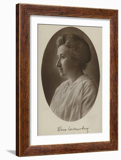 Rosa Luxemburg, German Philosopher and Socialist Revolutionary-null-Framed Photographic Print