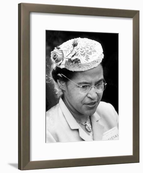 Rosa Parks Woman Who Touched Off Montgomery, Alabama Bus Boycott by African Americans-Paul Schutzer-Framed Premium Photographic Print