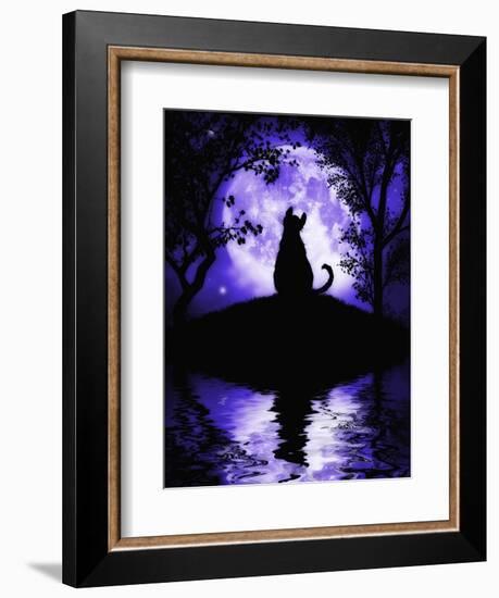 Rosalie's Moon-Julie Fain-Framed Premium Giclee Print