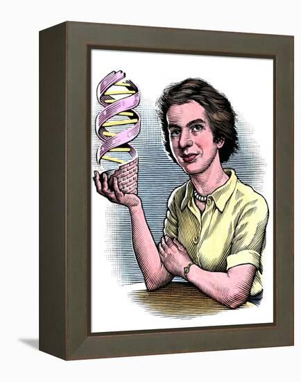 Rosalind Franklin, British Chemist-Bill Sanderson-Framed Premier Image Canvas