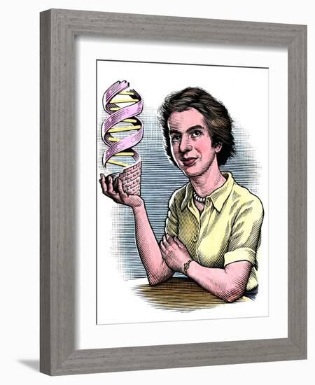 Rosalind Franklin, British Chemist-Bill Sanderson-Framed Photographic Print