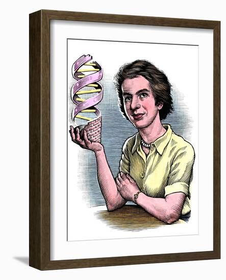 Rosalind Franklin, British Chemist-Bill Sanderson-Framed Photographic Print