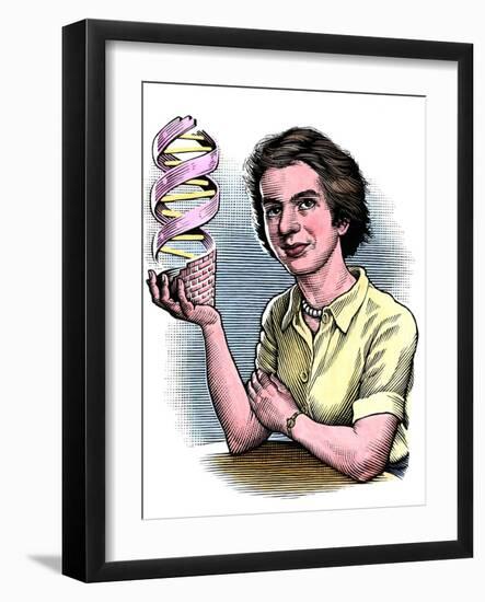 Rosalind Franklin, British Chemist-Bill Sanderson-Framed Photographic Print