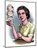 Rosalind Franklin, British Chemist-Bill Sanderson-Mounted Photographic Print