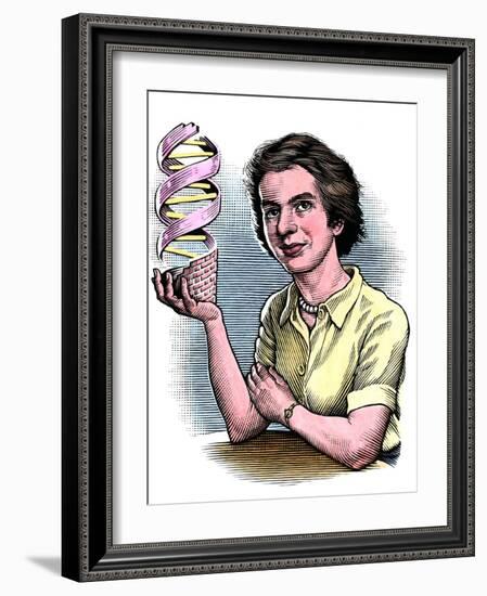 Rosalind Franklin, British Chemist-Bill Sanderson-Framed Photographic Print