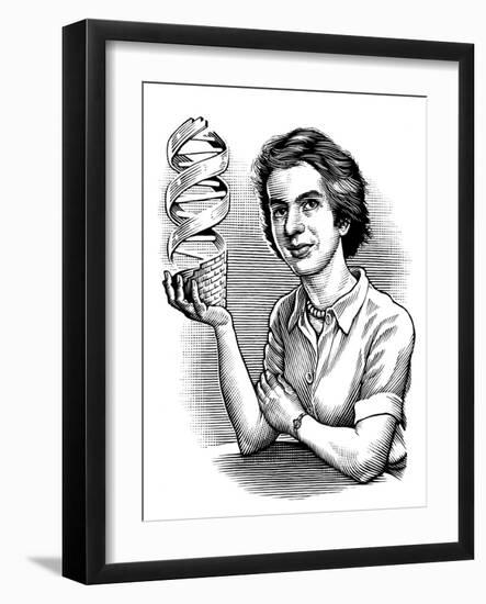 Rosalind Franklin, British Chemist-Bill Sanderson-Framed Photographic Print