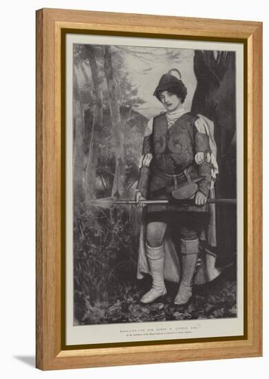 Rosalind, in the Exhibition of the Royal Institute of Painters in Water Colours-Sir James Dromgole Linton-Framed Premier Image Canvas