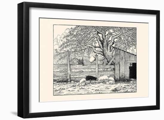 Rosaline and Piggy Joe Did Not Have Enough to Eat-Luxor Price-Framed Art Print