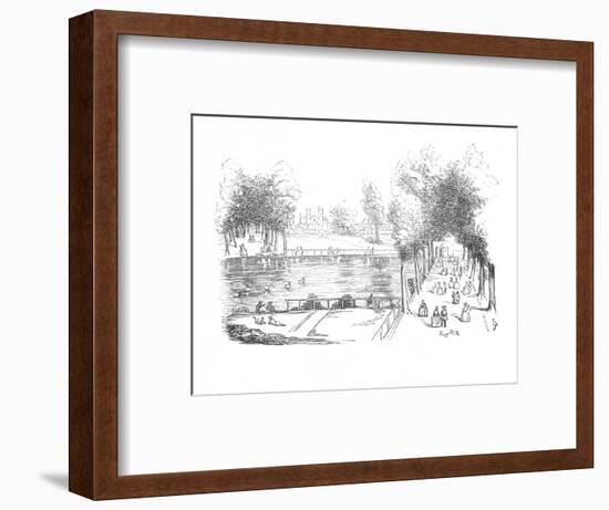 'Rosamond's Pond in 1740', c1870-Unknown-Framed Giclee Print