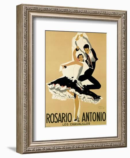 Rosario & Antonio, 1949-Paul Colin-Framed Art Print