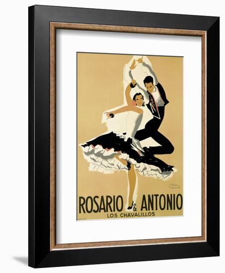 Rosario & Antonio, 1949-Paul Colin-Framed Art Print