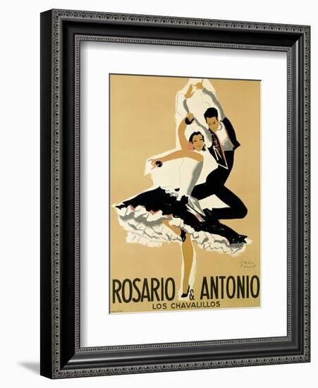 Rosario & Antonio, 1949-Paul Colin-Framed Art Print