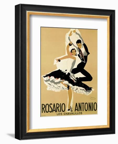 Rosario & Antonio, 1949-Paul Colin-Framed Art Print