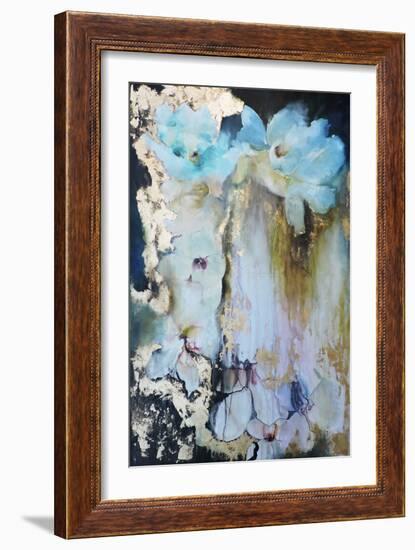 Rosas en las Rocas-Leticia Herrera-Framed Art Print