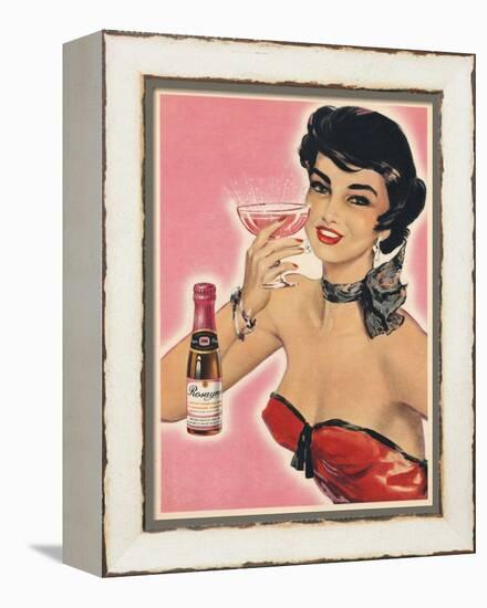 Rosayne, Champagne Alcohol, UK, 1954-null-Framed Premier Image Canvas