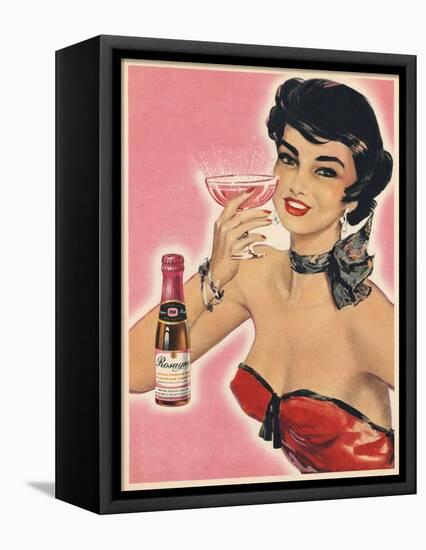 Rosayne, Champagne Alcohol, UK, 1954-null-Framed Premier Image Canvas