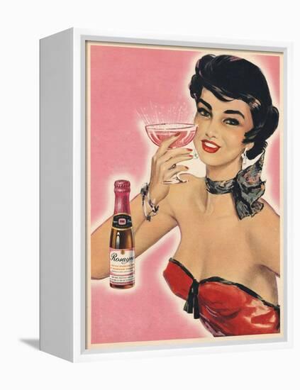 Rosayne, Champagne Alcohol, UK, 1954-null-Framed Premier Image Canvas