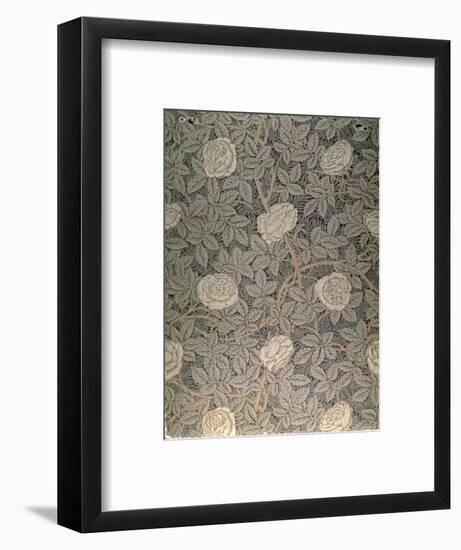 "Rose-90" Wallpaper Design-William Morris-Framed Premium Giclee Print