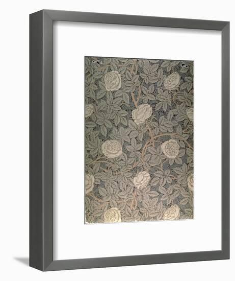 "Rose-90" Wallpaper Design-William Morris-Framed Premium Giclee Print