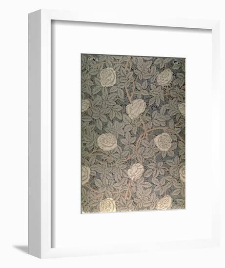 "Rose-90" Wallpaper Design-William Morris-Framed Premium Giclee Print