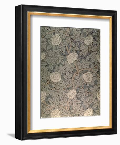 "Rose-90" Wallpaper Design-William Morris-Framed Premium Giclee Print