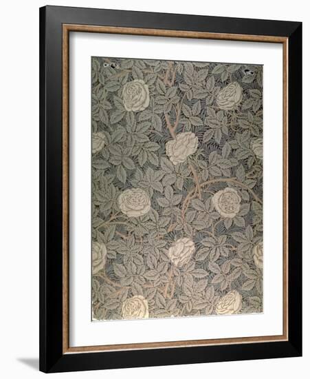 "Rose-90" Wallpaper Design-William Morris-Framed Giclee Print