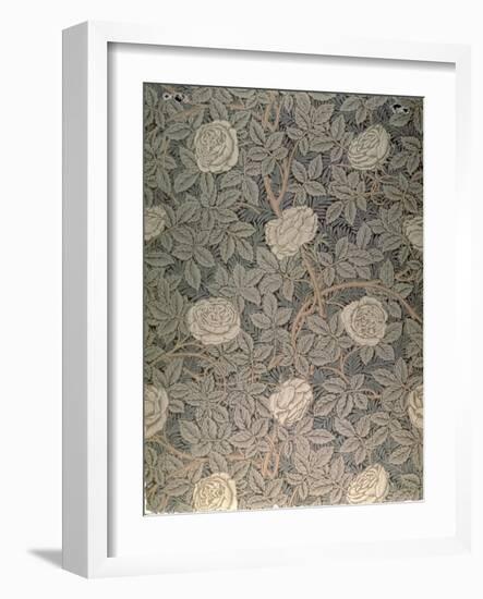 "Rose-90" Wallpaper Design-William Morris-Framed Giclee Print