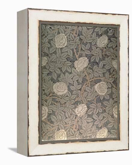 "Rose-90" Wallpaper Design-William Morris-Framed Premier Image Canvas