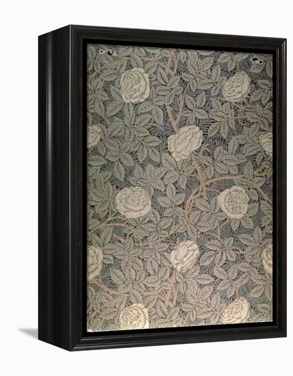 "Rose-90" Wallpaper Design-William Morris-Framed Premier Image Canvas