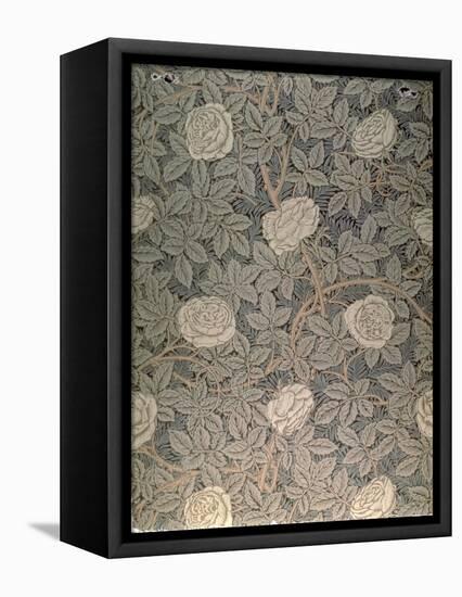 "Rose-90" Wallpaper Design-William Morris-Framed Premier Image Canvas