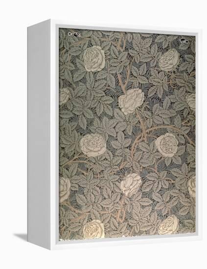 "Rose-90" Wallpaper Design-William Morris-Framed Premier Image Canvas