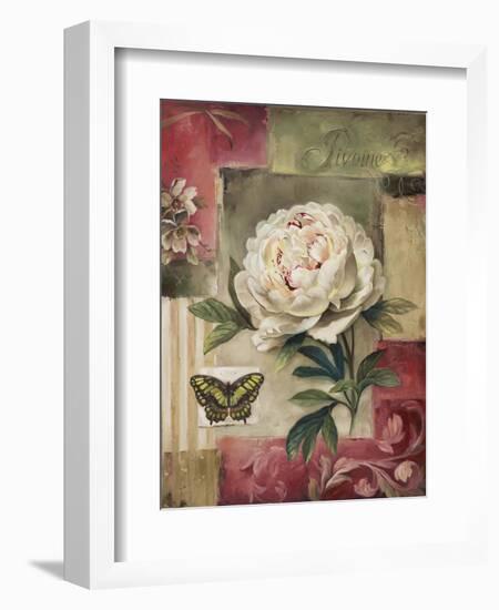 Rose and Butterfly 2-Lisa Audit-Framed Giclee Print