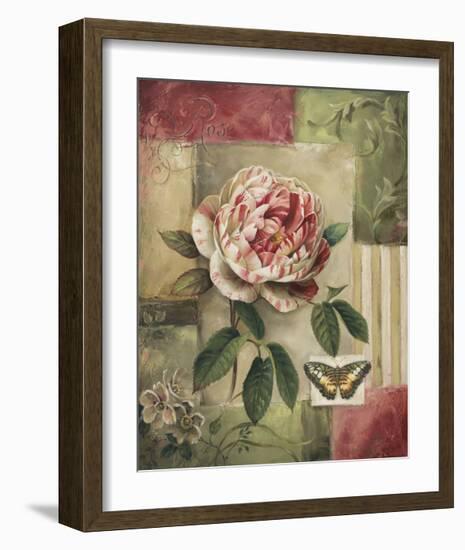 Rose and Butterfly-Lisa Audit-Framed Giclee Print