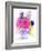 Rose and Cornflowers in Pitcher, 2017-John Keeling-Framed Giclee Print