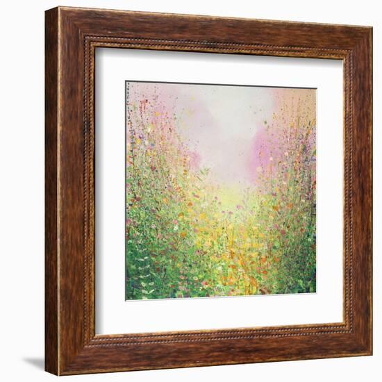 Rose and Lime-Sandy Dooley-Framed Art Print