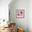 Rose and two butterflies-Louis Gaillard-Framed Art Print displayed on a wall