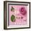 Rose and two butterflies-Louis Gaillard-Framed Art Print