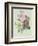 Rose, Anemone and Clematide-Pierre-Joseph Redouté-Framed Giclee Print