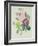 Rose, Anemone and Clematide-Pierre-Joseph Redouté-Framed Giclee Print