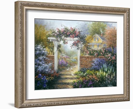 Rose Arbor-Nicky Boehme-Framed Giclee Print