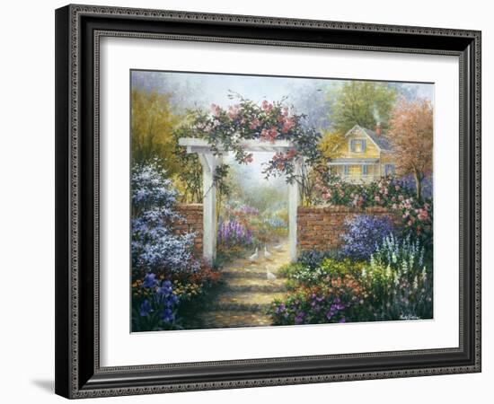 Rose Arbor-Nicky Boehme-Framed Giclee Print