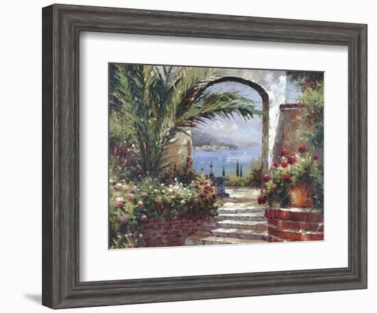 Rose Arch-Peter Bell-Framed Art Print