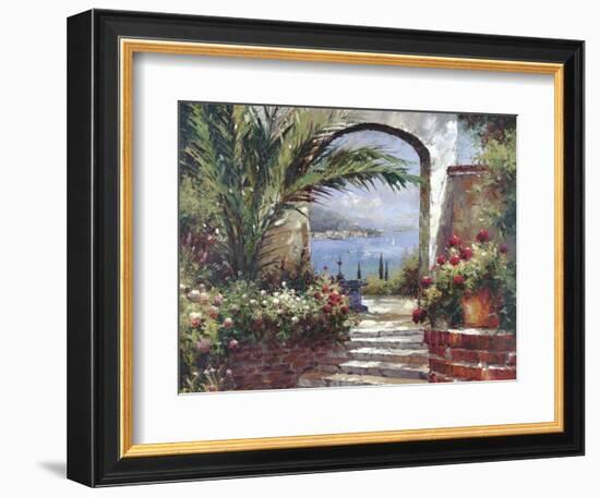 Rose Arch-Peter Bell-Framed Art Print